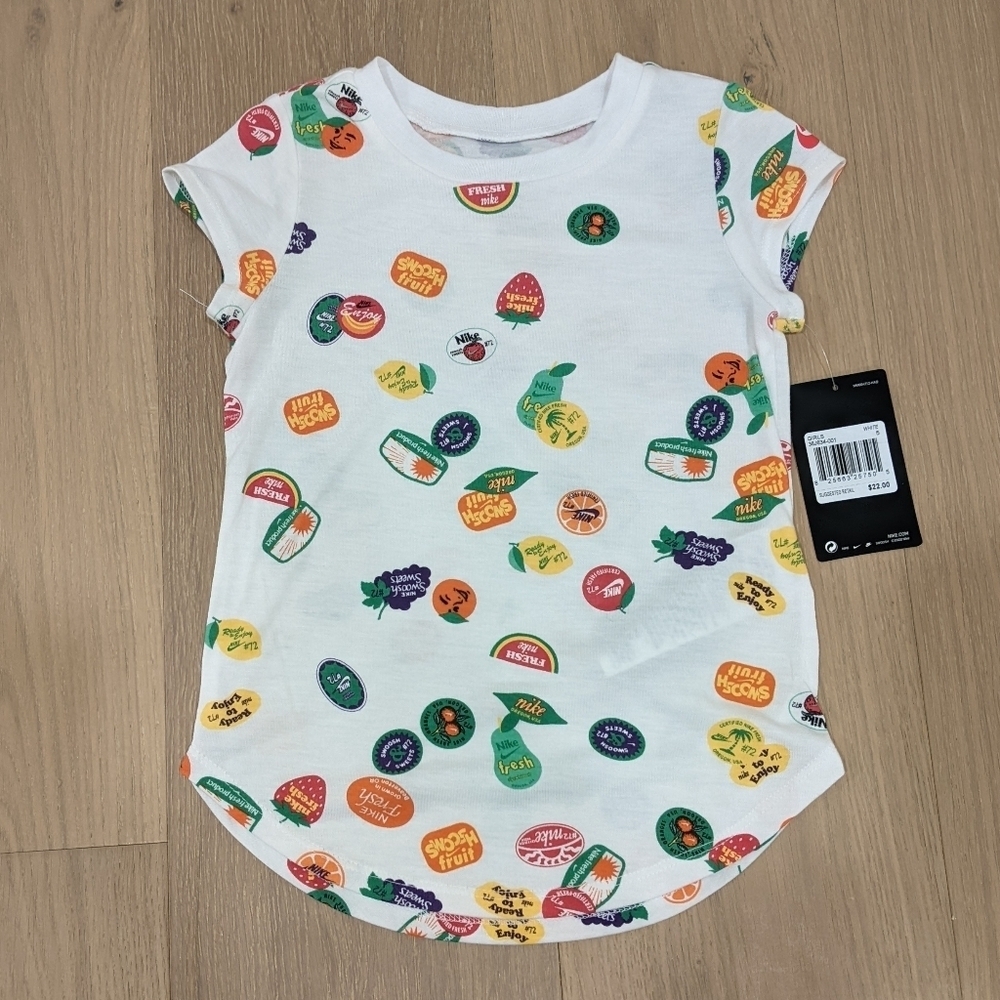 Nike girls fruit themed tshirt